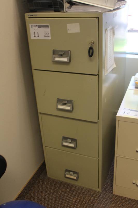 Schwab 1000 Locking 4-Drawer Metal File Cabinet