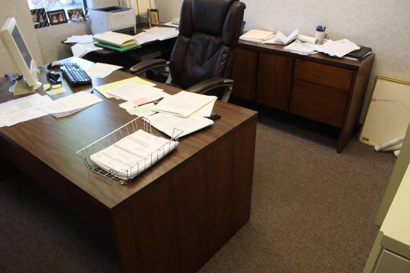 Office Furniture Includes Desk, Table