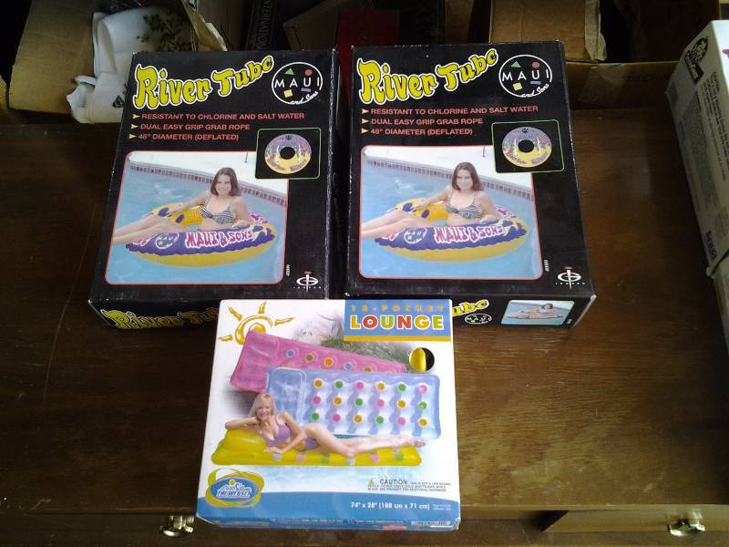 lot 23 image: 2-New Tubes, 1-New Air Mattress