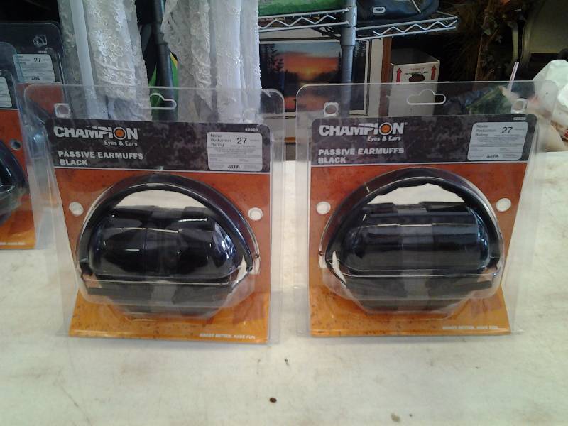 lot 38 image: New 2-Pair Champion Ear Muffs