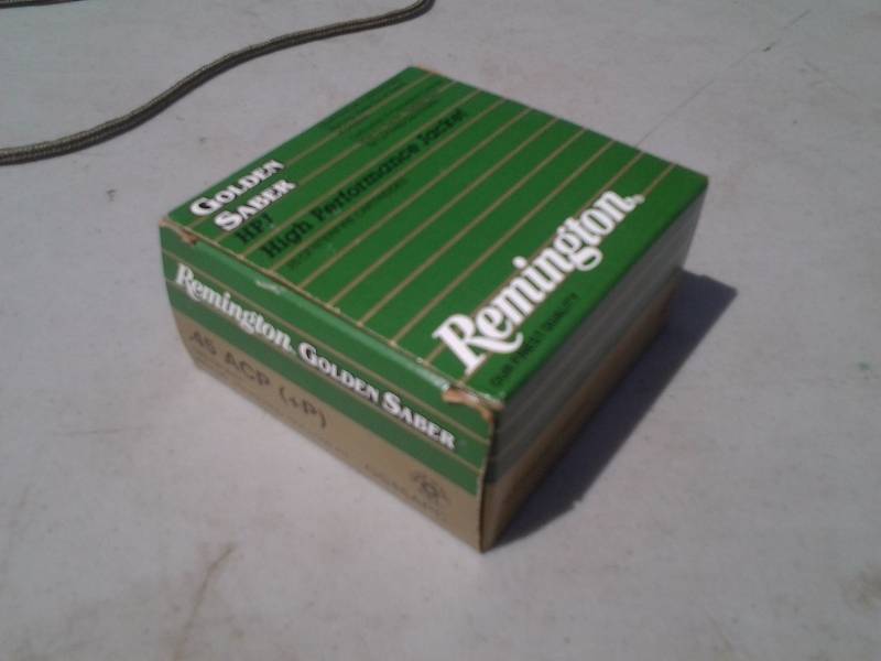 lot 77 image: Box 25 Count .45 Calliber Cartridges
