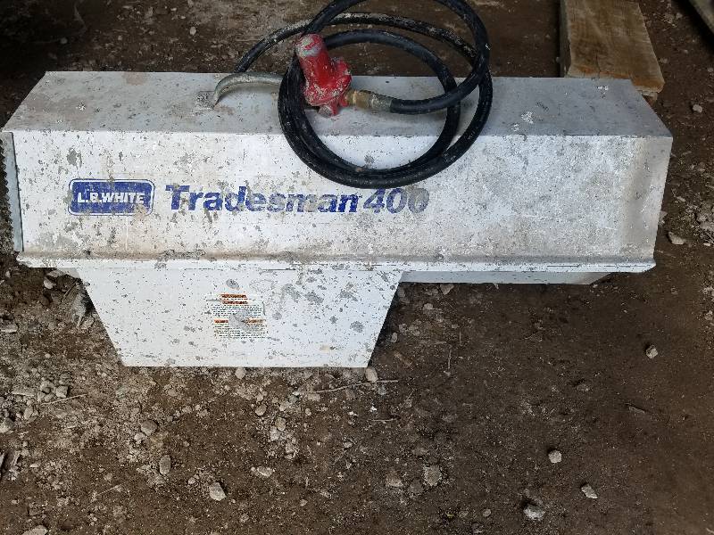 L.B. White Tradesman 400 400,000 BTU Propane Heater | WFT#177 ~ Great Lakes  Variety Auction | K-BID