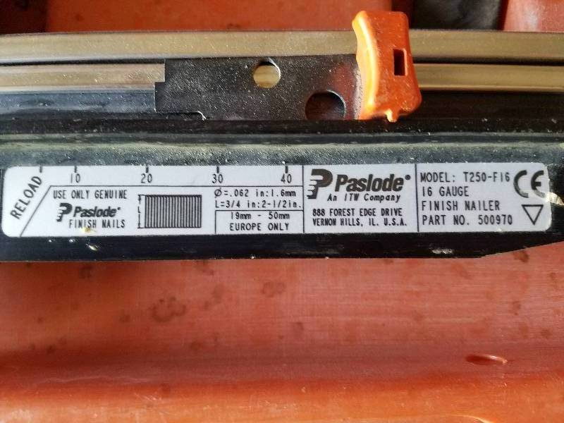 lot 17 image: Paslode Finishing Nailer