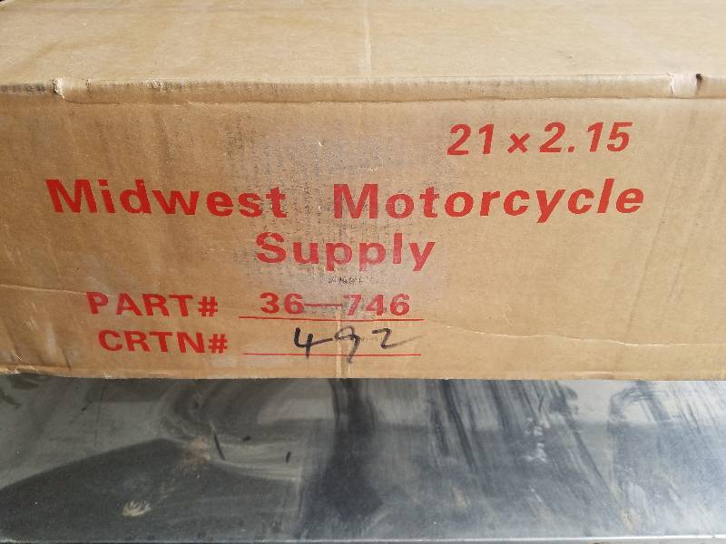 lot 37 image: Harley Davidson...Ultima Chrome 60 Spoke Front Wheel WOEM Style Hub