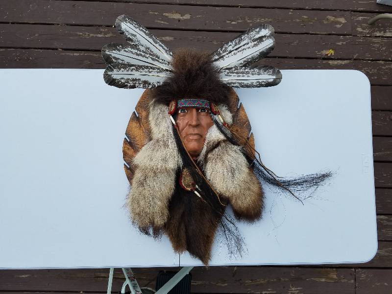 Beautifully,Hand Crafted Native American Display