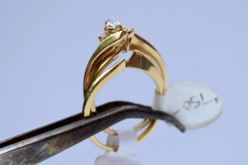 Double Band Diamond Ring