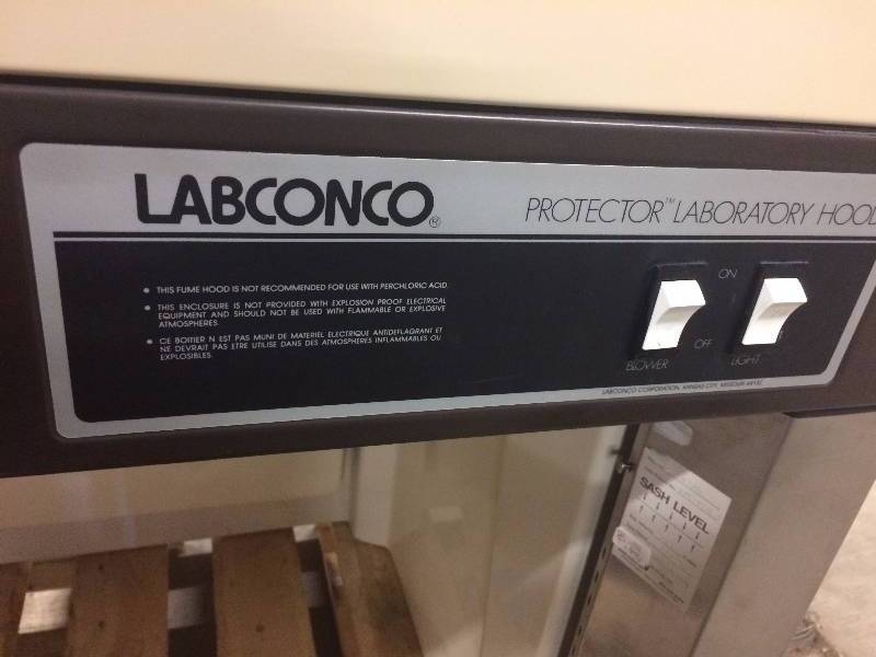 WOW Retails New $6,000 Labconco Protector Venting Hood System Used In Most Laboratories Chemistry Applications W Vapors & Smoke 48 Benchtop Laboratory Chemical Fume Hood Exhaust Food Science WSlide Down Glass Door - Super Condition & Works