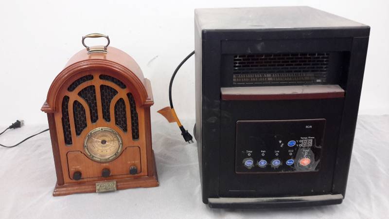 Radio and heater