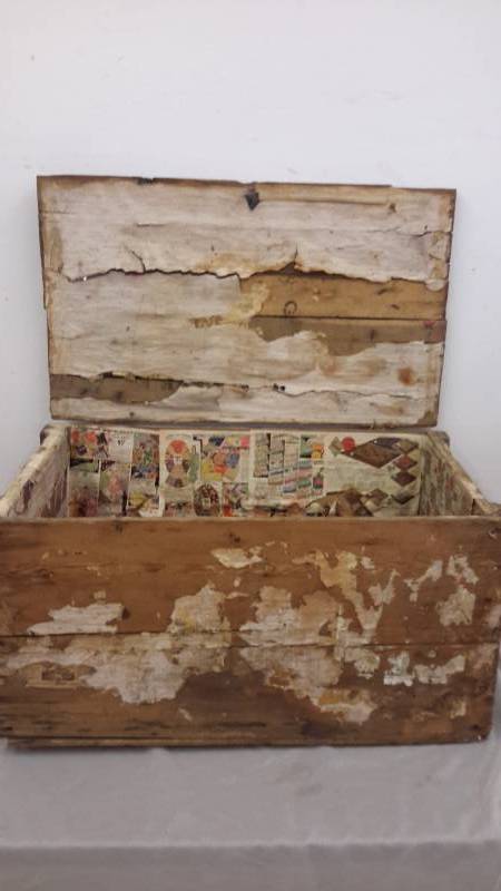 Antique Rexall trunk