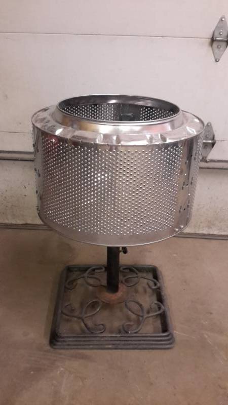 Homemade fire pit
