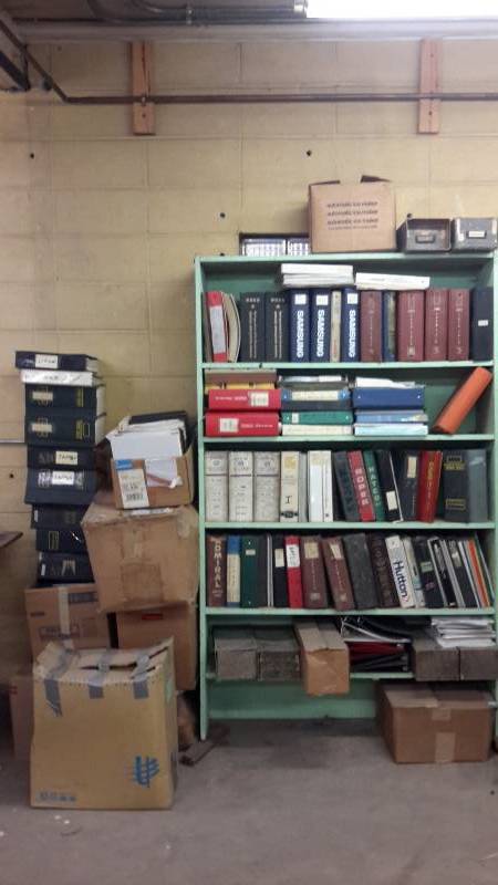 Service manuals and shelf