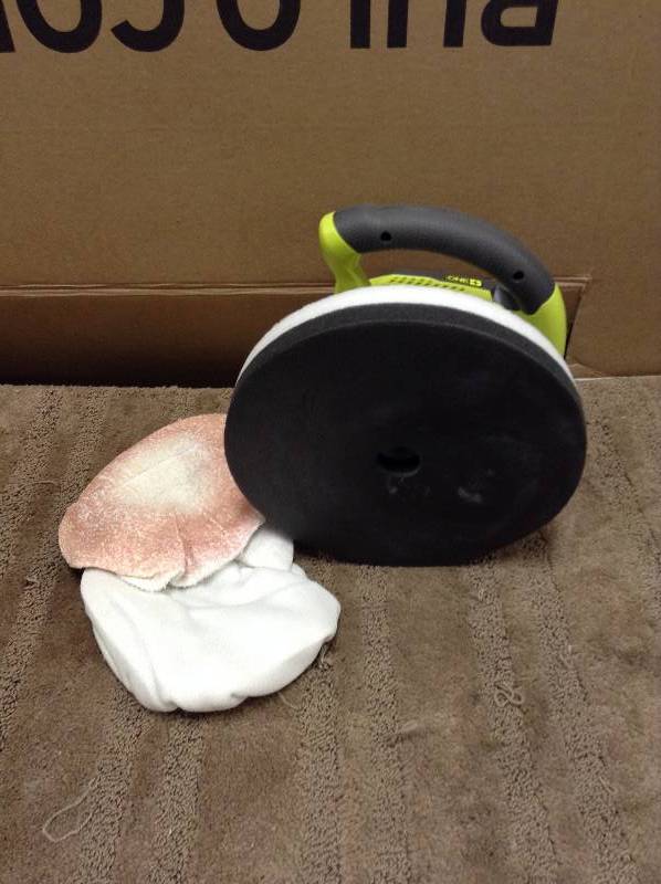 lot 11 image: Ryobi P435 18-Volt ONE TM 10-Inch Orbital Buffer in like new working conditions