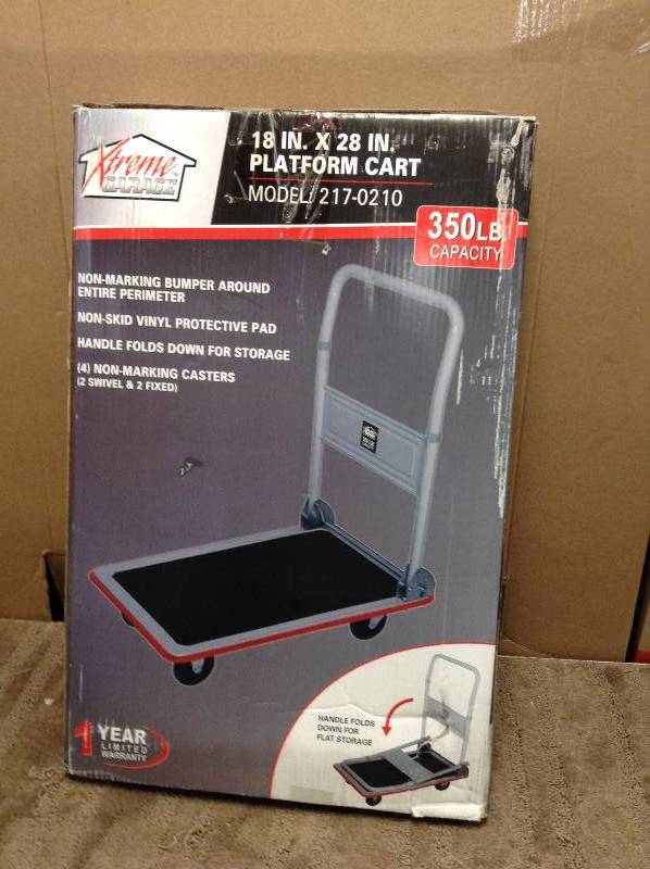 lot 40 image: Tool Shop 350 lb. Folding Platform Cart
