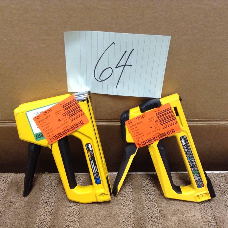 lot 64 image: Set of DEWALT Stapler  in working conditions