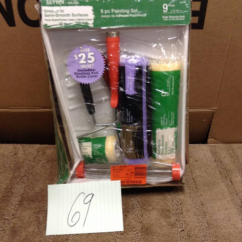 lot 69 image: 8-Piece Roller Tray Set
