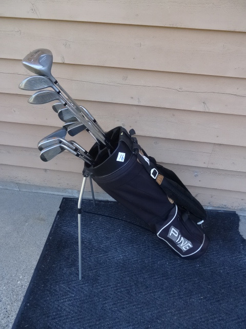 lot 16 image: Mirage Full Gold Club Set. 4-5 Wedge.