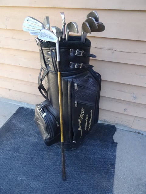 lot 32 image: Misc Robert T Jones Jr. Golf Clubs.