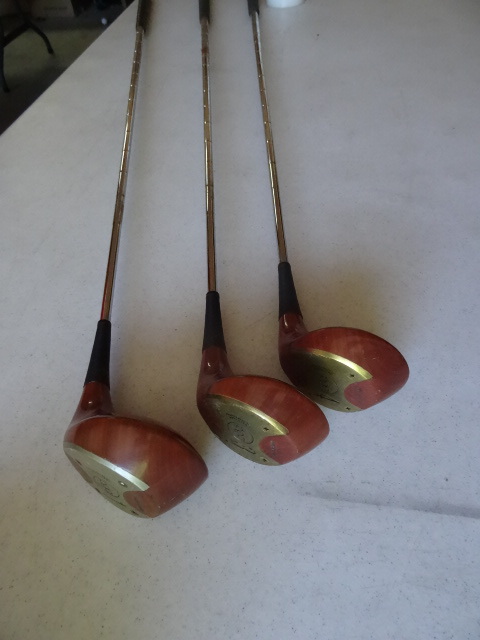 lot 60 image: PGA Tommy armor Persimmon Woods. 1,3,4