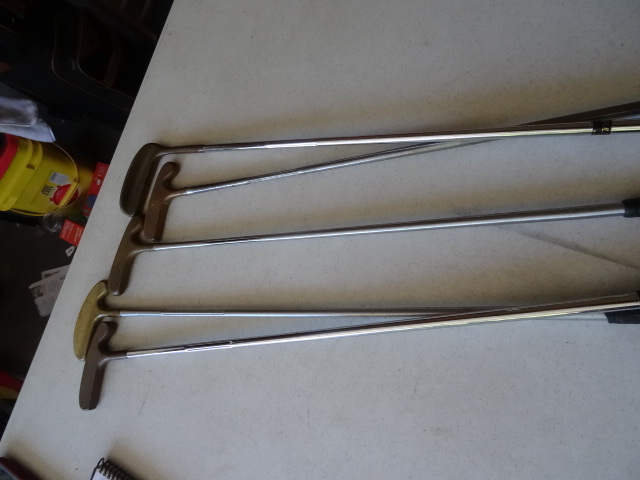 lot 95 image: Acushnet Brass Putters.