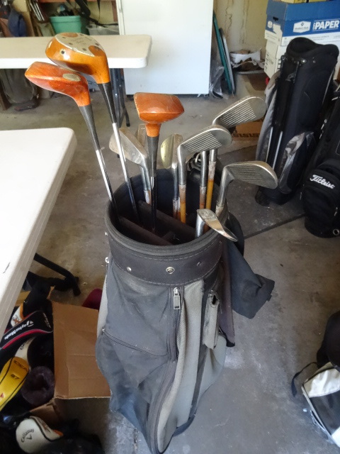 lot 102 image: 2-9 Spalding Top Flite Irons, 3 Misc