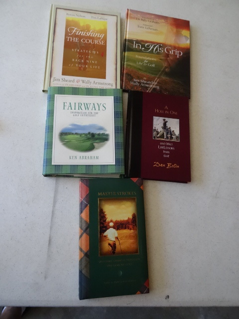 lot 122 image: 5 Misc Golf and Faith Related Books