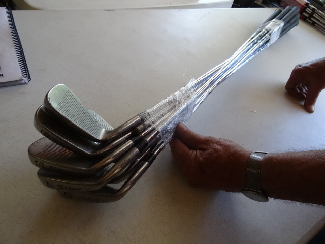 lot 128 image: Titleist Irons., DCI Black, 3-PW Shaft