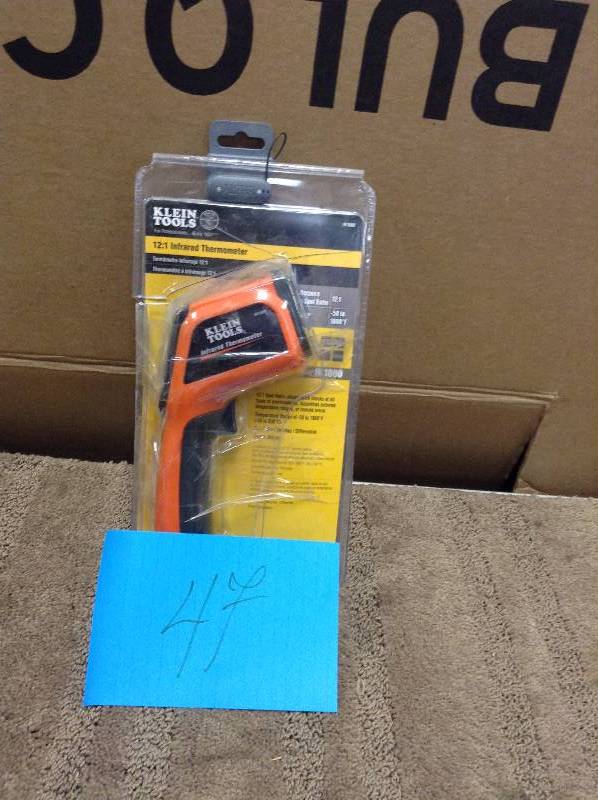 lot 47 image: Klein Tools, Inc. IR1000 121 Infrared Thermometer