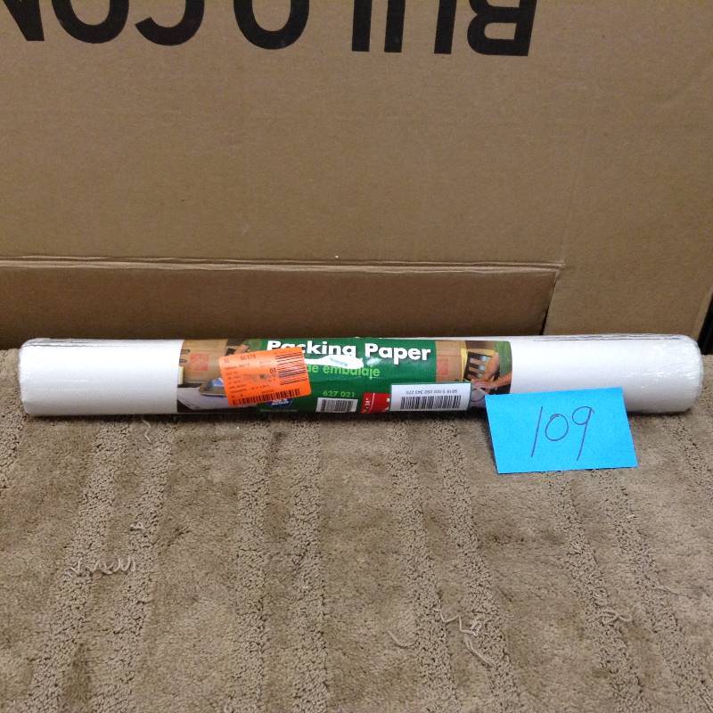 lot 109 image: Pratt Retail Specialties 24 in. x 24 in. Packing Paper (70Sheets)