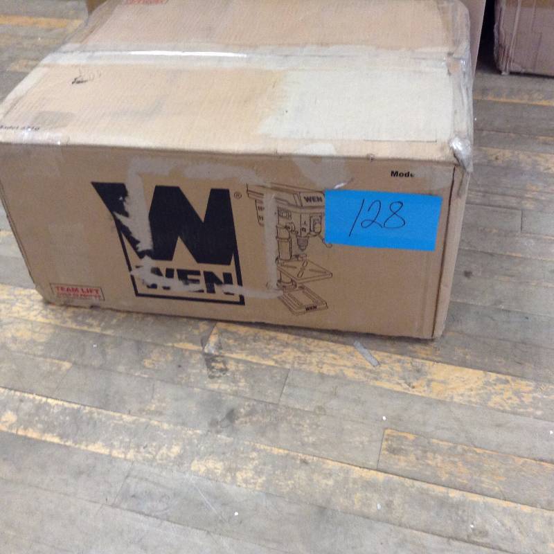 lot 128 image: WEN 4210 10-Inch Drill Press with Crosshair Laser