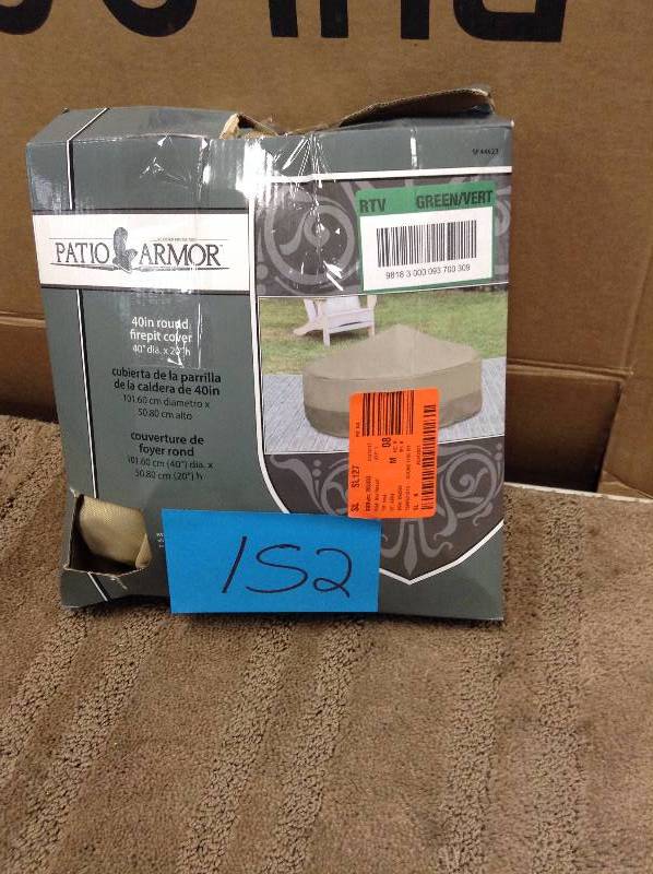 lot 152 image: Patio Armor 40 in Firepit Cover