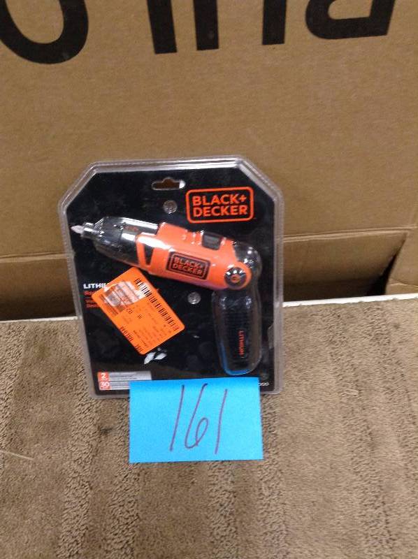 lot 161 image: Black and Decker LI200 3.6 Volt 3 position screwdriver