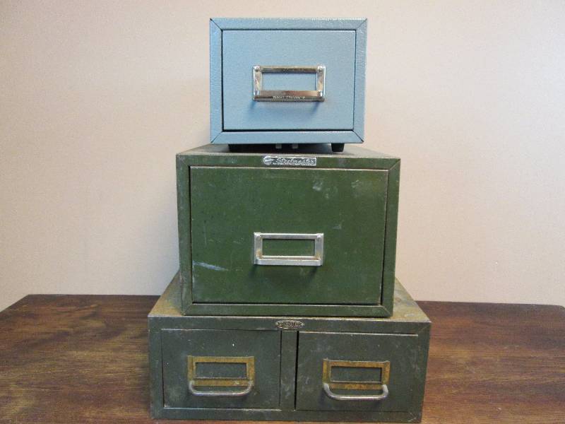 lot 50 image: Steel Storage Drawers.