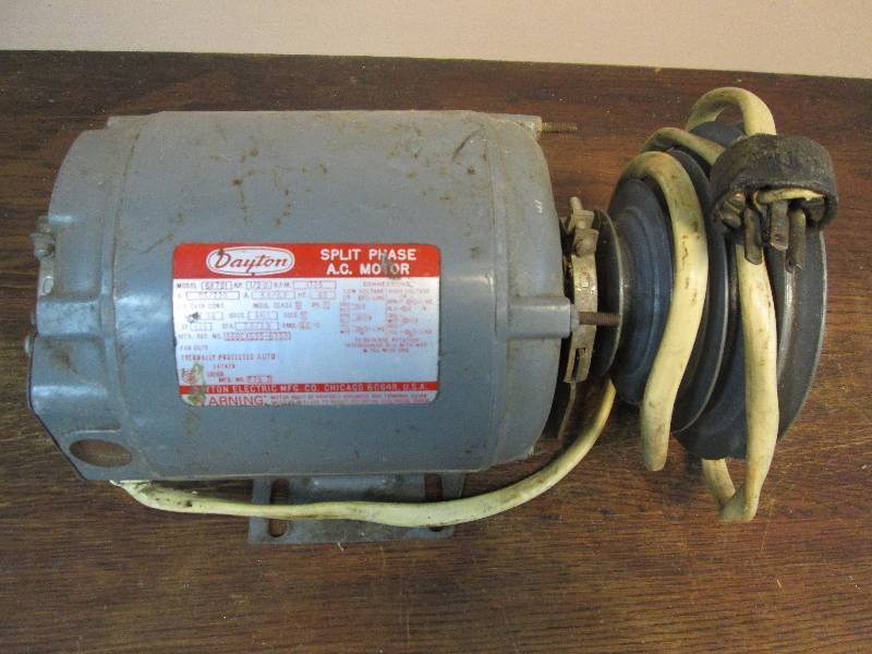 lot 81 image: Dayton Split Phase A.C. Motor
