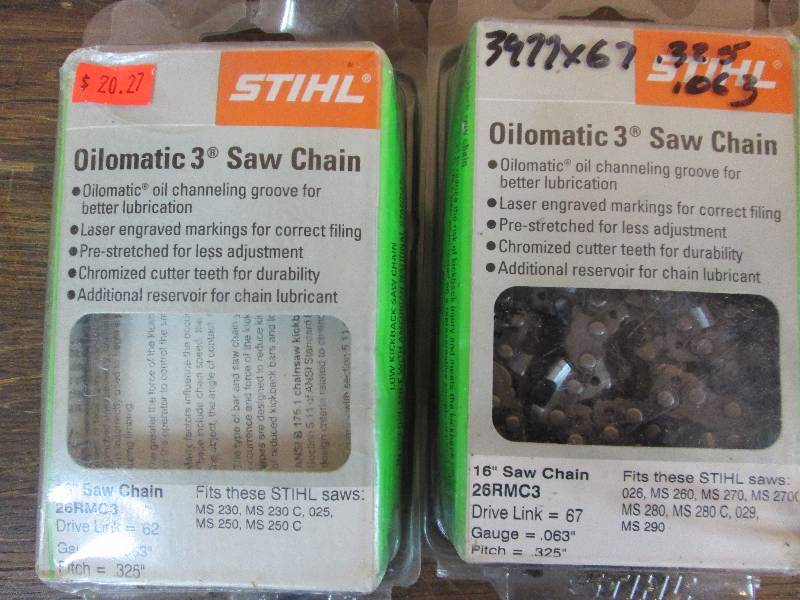 lot 90 image: Stihl Chain Saw Chains