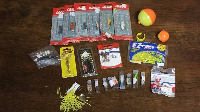 lot 101 image: Assorted Group of Fishing Tackle, Lures, Etc.