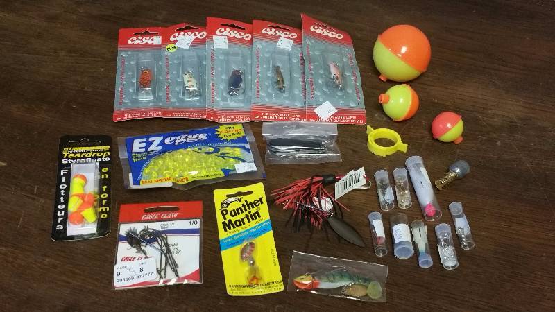 lot 103 image: Assorted Group of Fishing Tackle, Lures, Etc.