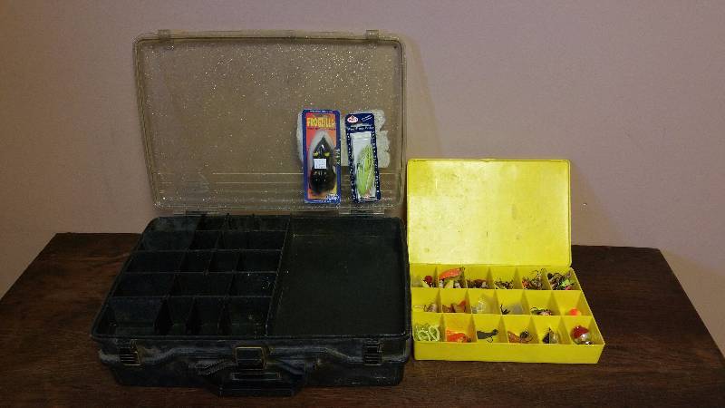 lot 108 image: (2) Tackle Boxes  Many Lures