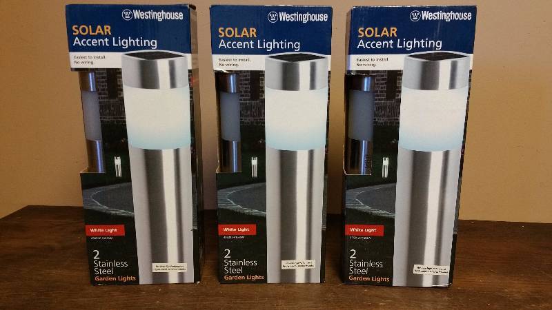 lot 127 image: (6) Westinghouse Solar Accent Lights