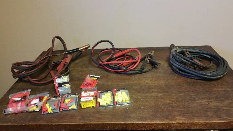 lot 130 image: Jumper Cables, Wire Connectors