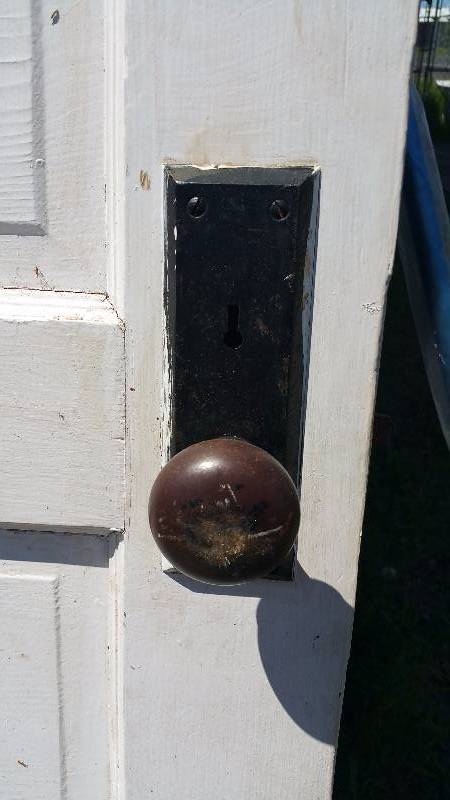 lot 311 image: (3) Antique Solid Paneled Doors