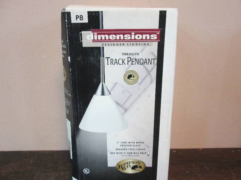 lot 206 image: Hampton Bay Track Pendent Light