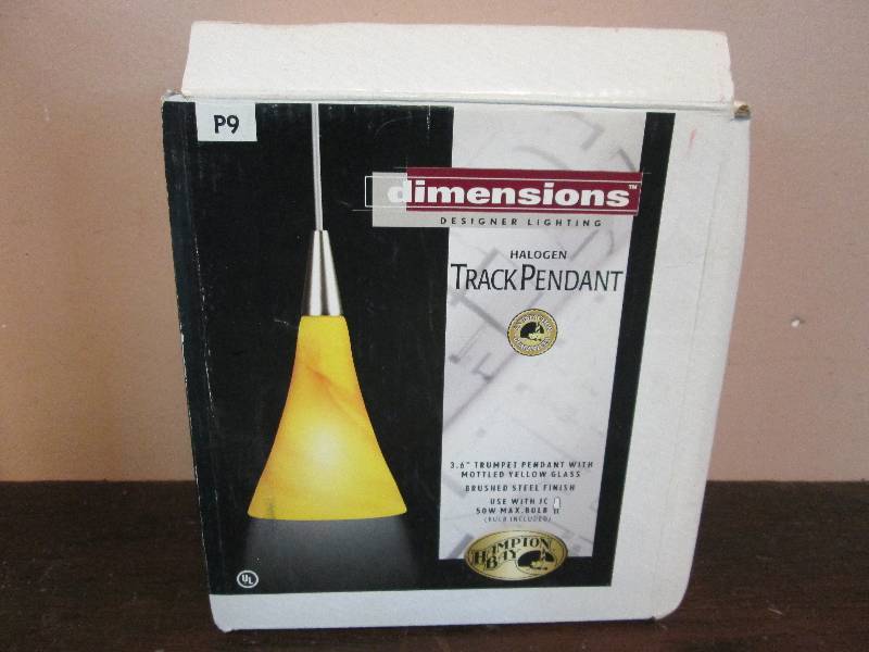 lot 207 image: Hampton Bay Track Pendent Light