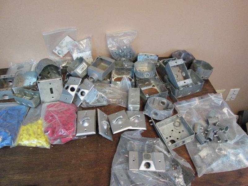 lot 211 image: Steel Electrical Boxes
