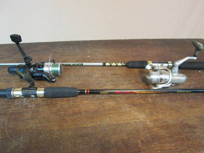 lot 258 image: 2 Spin Cast Fishing Poles