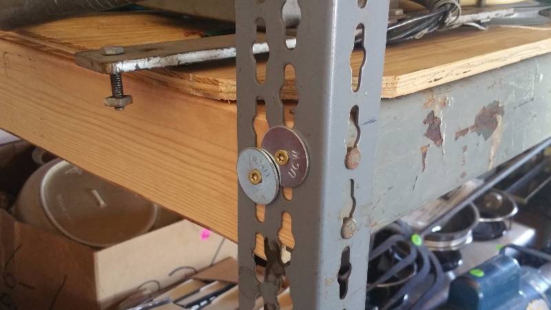 lot 319A image: 8 Foot x 7 foot x 4 foot Pallet Racking