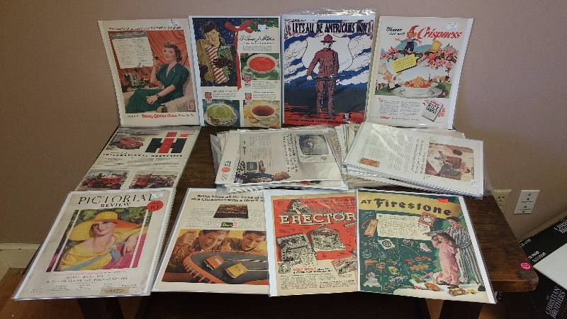 lot 341 image: Group of Antique & Vintage Advertising Pieces