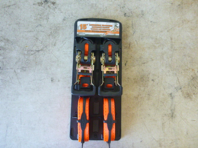 Erickson Ratchet Tie-Downs with J Hooks