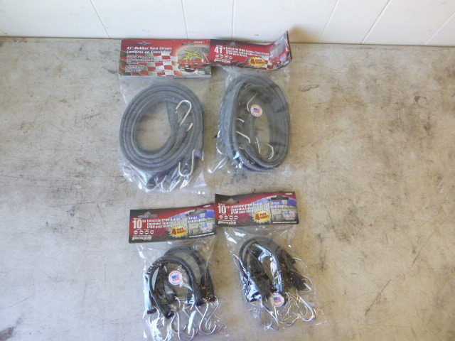 4 Packs of Erickson Rubber Tarp Straps