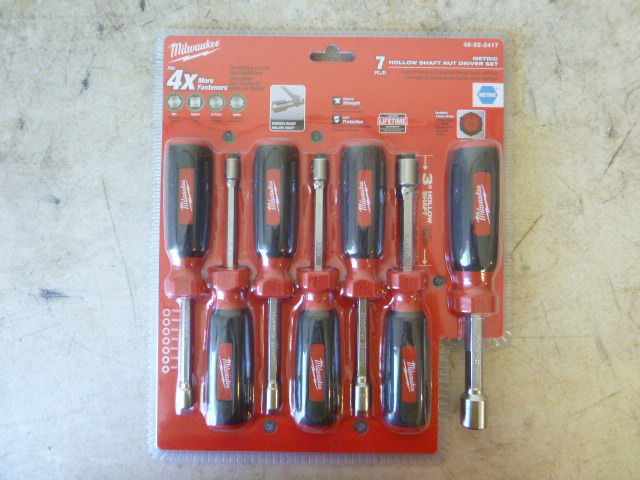 Milwaukee Hallow Shaft Nut Driver Set