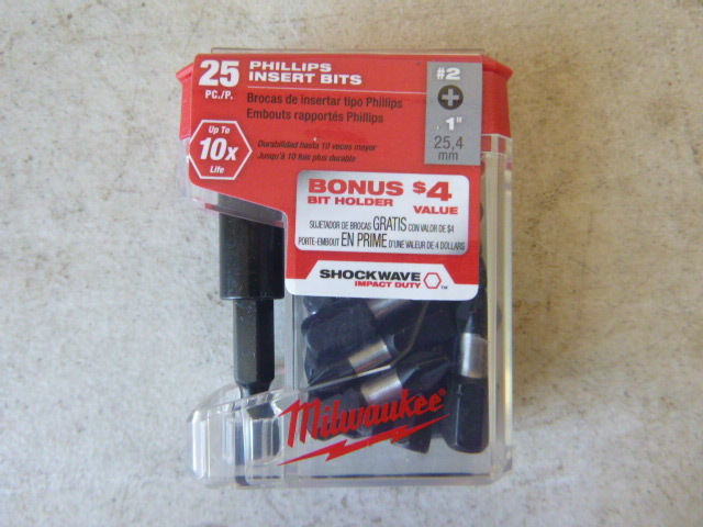 Milwaukee Phillips Insert Bits